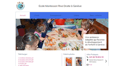 Desktop Screenshot of montessori-rivedroite.ch